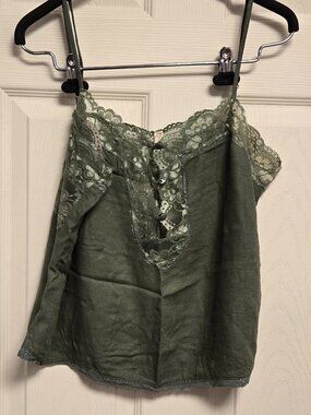 Spell and the Gypsy Collective, Love Lace Cami, XL, Olive, GUC